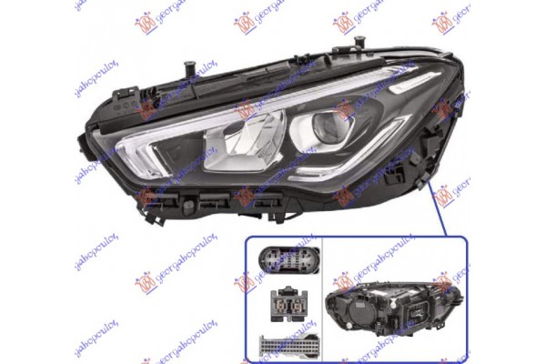 Φανος Εμπρος Full Led (ΧΩΡΙΣ ΛΟΓΟΤΥΠΟ) (HELLA) Αριστερα Mercedes Cla (C118)/CLA Shooting BRAKE(X118) 19-23 - 531305152