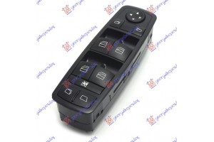 Διακοπτης ΠΑΡΑΘ/ΚΑΘΡ. ΕΜΠ. (Μαυρος)(ΜΕ ΗΛΕΚ. ΑΝΟΙΓ. Πισω ΦΙΛΙΣΤ)(Τετραπλός)(3pin) Αριστερα Mercedes R Class (W251) 06-10 - 535007172