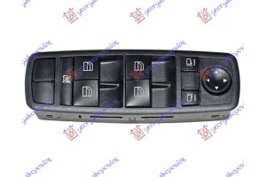 Διακοπτης ΠΑΡΑΘ/ΚΑΘΡ. ΕΜΠ. (Μαυρος)(Τετραπλός)(3pin) Αριστερα Mercedes R Class (W251) 06-10 - 535007177