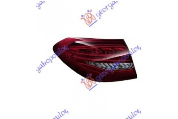 Φανος Πισω Εξω S.W. Ολο Led (Ε) Αριστερα Mercedes C Class (W205) SDN/S.W. 14-18 - 536105834