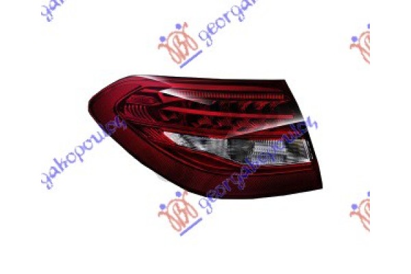 Φανος Πισω Εξω S.W. Led (ULO) Αριστερα Mercedes C Class (W205) SDN/S.W. 14-18 - 536105842