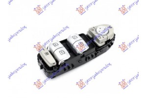 Διακοπτης ΠΑΡΑΘ/ΚΑΘΡ. ΕΜΠ. (Μαυρη βαση/Ασημι μπουτον)(Κοκκ. Φως)(Τετραπλός)(3pin) Αριστερα Mercedes C Class (W205) SDN/S.W. 14-18 - 536107172