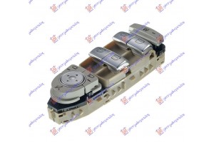 Διακοπτης ΠΑΡΑΘ/ΚΑΘΡ. ΕΜΠ. (Μπέζ βαση/Ασημι μπουτον)(Κοκκ. Φως)(Τετραπλός)(3pin) Αριστερα Mercedes C Class (W205) SDN/S.W. 14-18 - 536107177