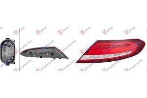 Φανος Πισω Εξω Led (HELLA) Δεξια Mercedes C Class (W205) COUPE/CABRIO 15-18 - 536305813