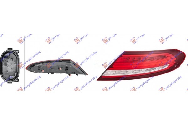 Φανος Πισω Εξω Led (HELLA) Δεξια Mercedes C Class (W205) COUPE/CABRIO 15-18 - 536305813