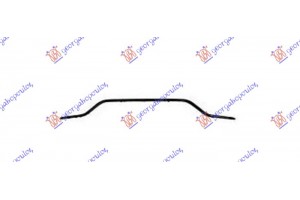 Διακοσμητικο Σποιλερ Προφυλακτηρα Πισω Γυαλιστερο Μαυρο (AMG-LINE) Mercedes C Class (W205) SDN/S.W. 18-21 - 536404045