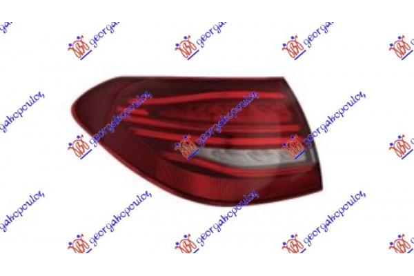 Φανος Πισω Εξω S.W. Ολο Led (Ε) Αριστερα Mercedes C Class (W205) SDN/S.W. 18-21 - 536405832