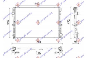 Ψυγειο Νερου 1.5-2.0 ΒΕΝΖΙΝΗ-HYBRID ΜΗΧΑΝΙΚΟ/ΑΥΤΟΜΑΤΟ (640x446) Mercedes C Class (W205) SDN/S.W. 18-21 - 536406300