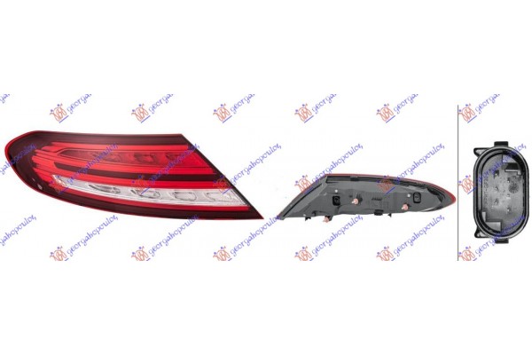 Φανος Πισω Εξω Led (HELLA) Αριστερα Mercedes C Class (C205/A205) COUPE/CABRIO 18-21 - 536505814