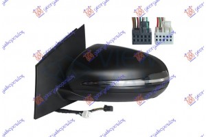 Καθρεφτης ΗΛΕΚΤ. ΘΕΡΜΑΙΝ. Με Μνημη ΒΑΦΟΜ. (ΜΕ ΦΛΑΣ) (7+4PIN) (Α ΠΟΙΟΤΗΤΑ) (ASPHERICAL GLASS) Αριστερα Mercedes B Class (W247) 19- - 538307562