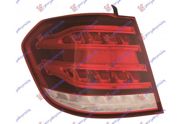 Φανος Πισω Εξω S.W. Ολο Led (ΜΑΥΡΗ ΒΑΣΗ) (Ε) Αριστερα Mercedes E Class (W212) 13-16 - 540005834