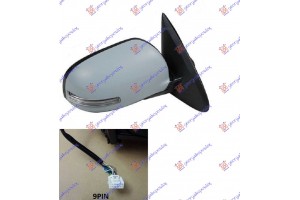 Καθρεφτης ΗΛΕΚΤ. ΘΕΡΜΑΙΝ. ΗΛΕΚΤ. ΑΝΑΚΛΙΝ. ΒΑΦΟΜ. (ΜΕ ΦΛΑΣ) (Α ΠΟΙΟΤΗΤΑ) 9PIN (CONVEX GLASS) Δεξια Mitsubishi Outlander 16-20 - 550207581