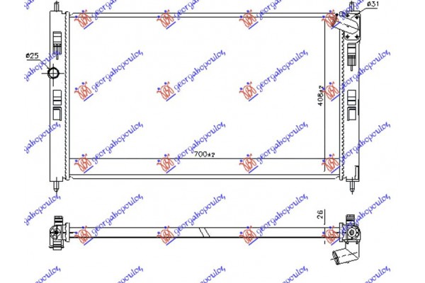 Ψυγειο Νερου 1.6 Hdi Πετρελαιο MHXANIKO-AYTOMATO (700x410) Κολαρο Μεση Οδηγο Citroen C4 Air Cross 12-15 - 201106320