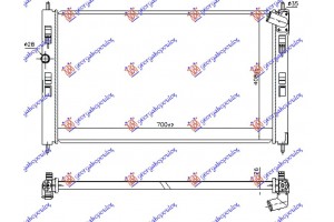 Ψυγειο Νερου 1.8 DI-D Μηχανικο Πετρελαιο (700x410) Κολαρο Οδηγο Μεση Peugeot 4008 12-17 - 626506330