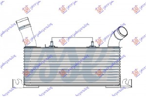 Ψυγειο Intercooler 3.2 Did Πετρελαιο (353x190) (VALEO) Mitsubishi Pajero 12- - 554106200