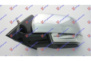 Καθρεφτης ΗΛΕΚ. ΘΕΡ. (Μ/ΦΛ.& Φ.ΑΣ)ΧΡΩΜΙΟ (CONVEX GLASS) Αριστερα Mitsubishi Pajero 07-12 - 554007502