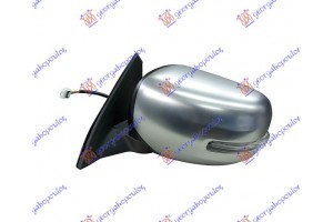 Καθρεφτης ΗΛΕΚ. ΗΛ.ΑΝ. Χρωμιο (Μ/ΦΛ.LED) Αριστερα Mitsubishi P/U L200 10-15 - 555007577