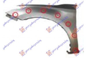 Φτερο Εμπρος (ΧΩΡΙΣ Τρυπα ΦΛΑΣ) (ΜΕ Τρυπες Για ΚΟΥΡΜΠΑ) Αριστερα Mitsubishi P/U L200 15-19 - 555100662