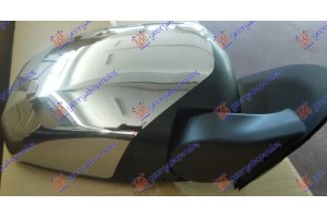 Καθρεφτης Μηχανικος Χειροκινητος Χρωμιο (CONVEX GLAS) Δεξια Mitsubishi P/U L200 15-19 - 555107406