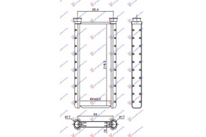 Ψυγειο Καλοριφερ (BR) (85x220x16) Mitsubishi Space Star 16-20 - 557106500
