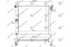 Ψυγειο Νερου 0.7 Βενζινη - Electric (400x370x16) Mitsubishi i-MiEV 10- - 557506300