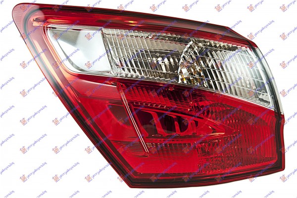 Φανος Πισω Εξω (ΜΕ LED) (Ε) Αριστερα Nissan Qashqai 10-13 - 576005812