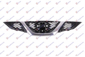 Μασκα Μαυρη Με Χρωμιο Nissan Qashqai 13-17 - 576104540