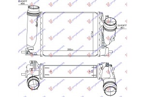 Ψυγειο INTERC. 1.6 Dci (282x218x64) Nissan Qashqai 13-17 - 576106200