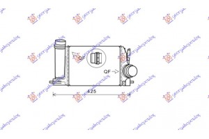 Ψυγειο INTERC. 1.2 DIG-TURBO (282x217x50) (VALEO) Nissan Qashqai 13-17 - 576106220