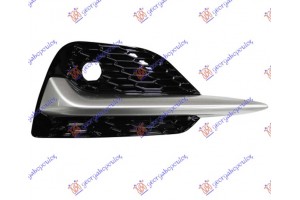 Διχτυ Προφυλακτηρα Εμπρος Ακραιο Ασημι (ΜΕ PDS) Δεξια Nissan Qashqai 17-21 - 576204813