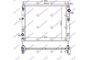 Ψυγειο Νερου 1.5 Dci Πετρελαιο (507x428x16) Nissan Juke 15-19 - 577106310