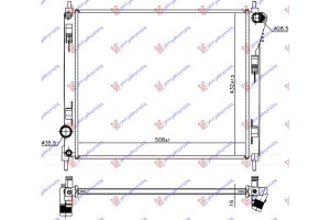 Ψυγειο Νερου 1.2 DIG-TURBO Βενζινη (508x432x16) Nissan Juke 15-19 - 577106330