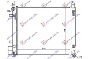 Ψυγειο 1.2DIG (45x40) M/A (HR12DDR) (KOYO) Nissan Micra (K13) 10-13 - 579006305