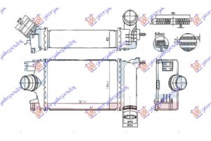 Ψυγειο Intercooler 1.5 Dci Πετρελαιο (257x185x62) Nissan Micra (K14) 17- - 579206210