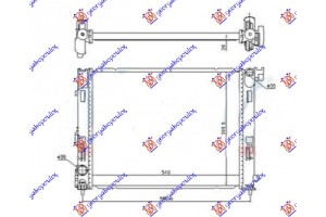 Ψυγειο Νερου 1.0 Βενζινη (510x395x26) (KOYO) Nissan Juke (F16) 19- - 577206315