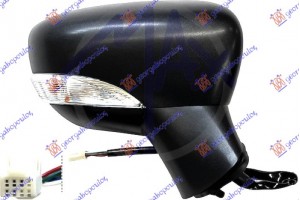 Καθρεφτης ΗΛΕΚΤ. ΘΕΡΜΑΙΝ. Μαυρος (ΜΕ ΦΛΑΣ) (7pin) (CONVEX GLASS) Δεξια Nissan Micra (K14) 17- - 579207491