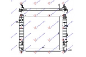 Ψυγειο Νερου 1.5 Dci Μηχανικο Πετρελαιο (450x405x27) (KOYO) Nissan Note 13- - 582006320