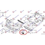 Διχτυ Προφυλακτηρα Εμπρος Ακραιο (ΧΩΡΙΣ Τρυπα ΠΡΟΒΟΛΕΑ) Αριστερα Nissan X-TRAIL 14-17 - 583004802