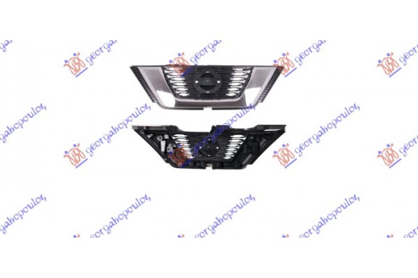 Μασκα Κομπλε Με Χρωμιο (ΜΕ ΚΑΜΕΡΑ) Nissan X-TRAIL 17-21 - 583104555