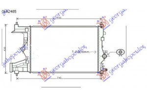 Ψυγειο 1.4-1.6 Turbo Βενζ (58x39,5) Mhxa (KOYO) Chevrolet Cruze 09-13 - 235006365