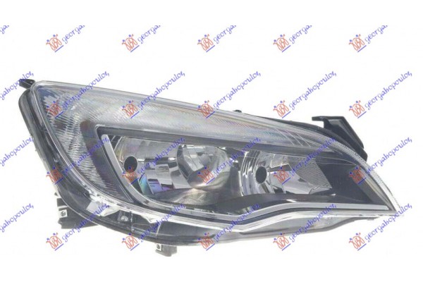 Φανος Εμπρος ΗΛΕΚΤ.(H7/H7) Μαυρος Με Χρωμιο Φρυδακι (E) (TYC) Δεξια Opel Astra J 5D/S.W. 13-16 - 600205131