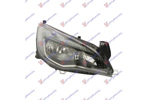 Φανος Εμπρος ΗΛΕΚΤ.(H7/H7) Μαυρος Με Χρωμιο Φρυδακι (E) (HELLA) Δεξια Opel Astra J 5D/S.W. 13-16 - 600205151