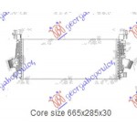 Ψυγειο Intercooler 1.4 Turbo Benzinh Mhxaniko (665x285x30) Opel Zafira C 16- - 603106205