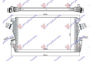 Ψυγειο INTER.2.0CDti Bi Turbo (660x408) Opel Astra J 5D/S.W. 10-13 - 600006240