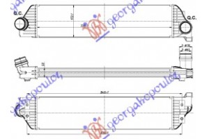 Ψυγειο INTERC. 2,3 Πετρελαιο (730x173x50) Nissan Nv 400 11- - 578806200