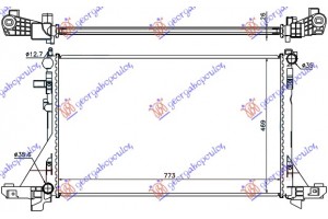 Ψυγειο 2.3CDTi+/-A/C(77.5x48.7) ΠΑΡ.ΔΙΑΓ Nissan Interstar 21- - 581106300