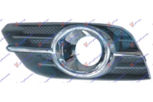 Διχτυ Προφυλακτηρα Εμπρος Ακραιο Με Χρωμιο Διακοσμητικο Αριστερα Opel Mokka 13-16 - 605004802