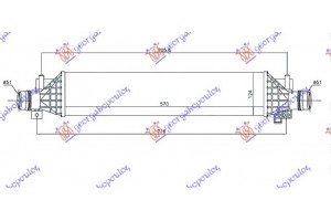 Ψυγειο INTER. 1.4i 16V Turbo A14/B14NET Chevrolet Trax 13- - 240006200
