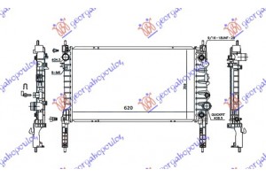 Ψυγειο Νερου 1.4 16v Turbo Αυτοματο Βενζινη (620x360x26) Chevrolet Trax 13- - 240006310
