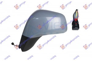 Καθρεφτης ΗΛΕΚΤ. ΘΕΡΜΑΙΝ. ΗΛ.ΑΝΑΚΛ. ΒΑΦΟΜ./ Μαυρη Βαση (7pin) (ASPHERICAL GLASS) Αριστερα Opel Mokka X 16- - 605107582